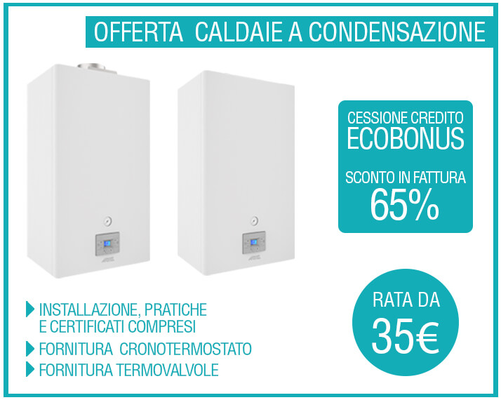 Offerta caldaie Sconto immediato del 65% Offerta caldaie Sconto immediato del 65%